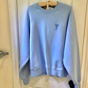 Ami Paris blue Ami De Coeur sweatshirt.